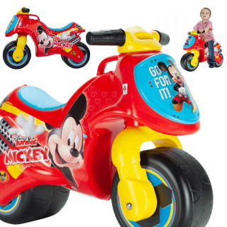 Bicykel Injusa Mickey Mouse s jazdou na bicykli